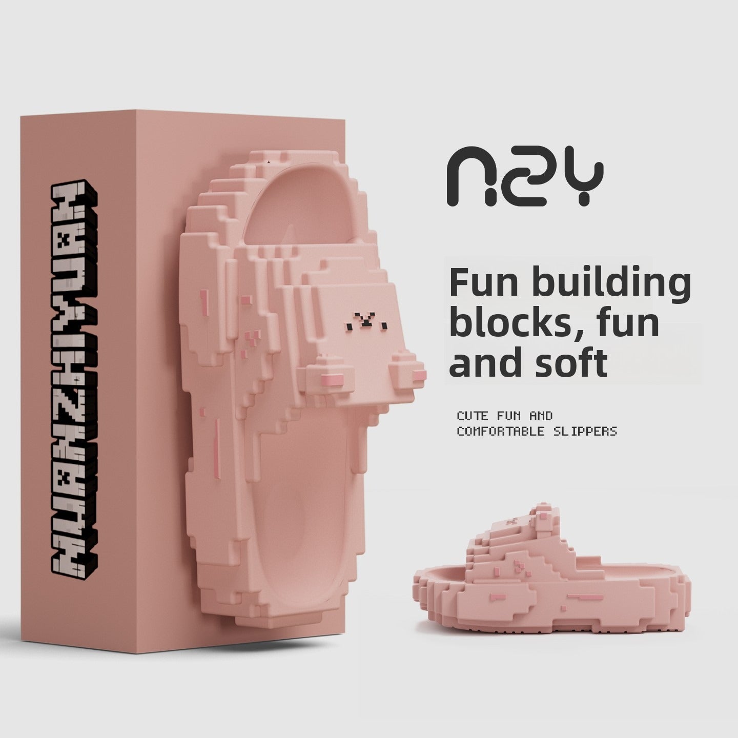 Pixel Tank Chunky Slippers
