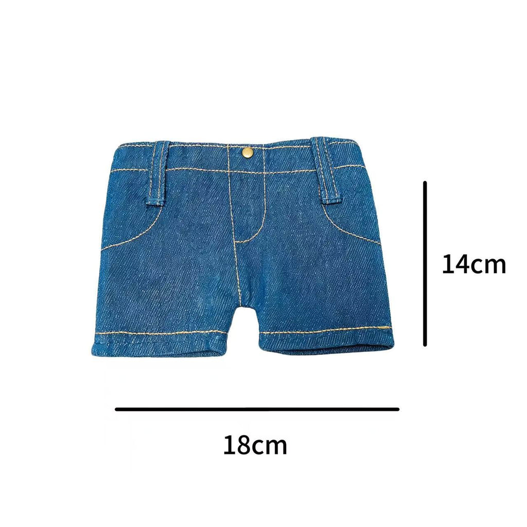 Funny Denim Shorts Wallet – Creative Mini Coin Purse