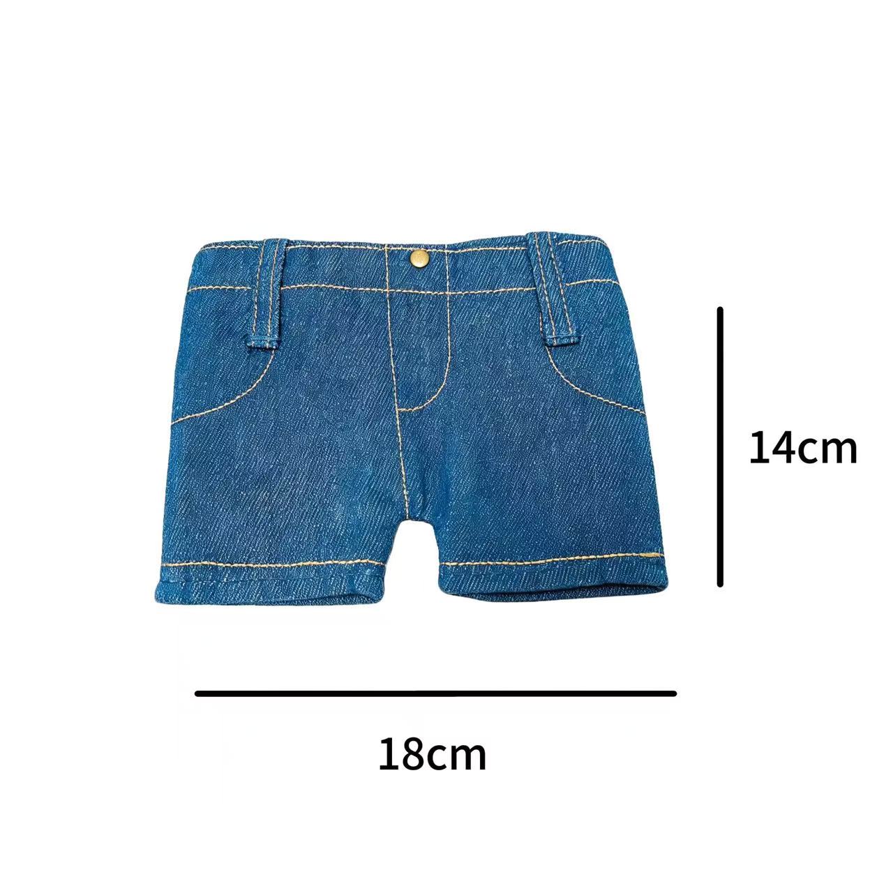 Funny Denim Shorts Wallet – Creative Mini Coin Purse