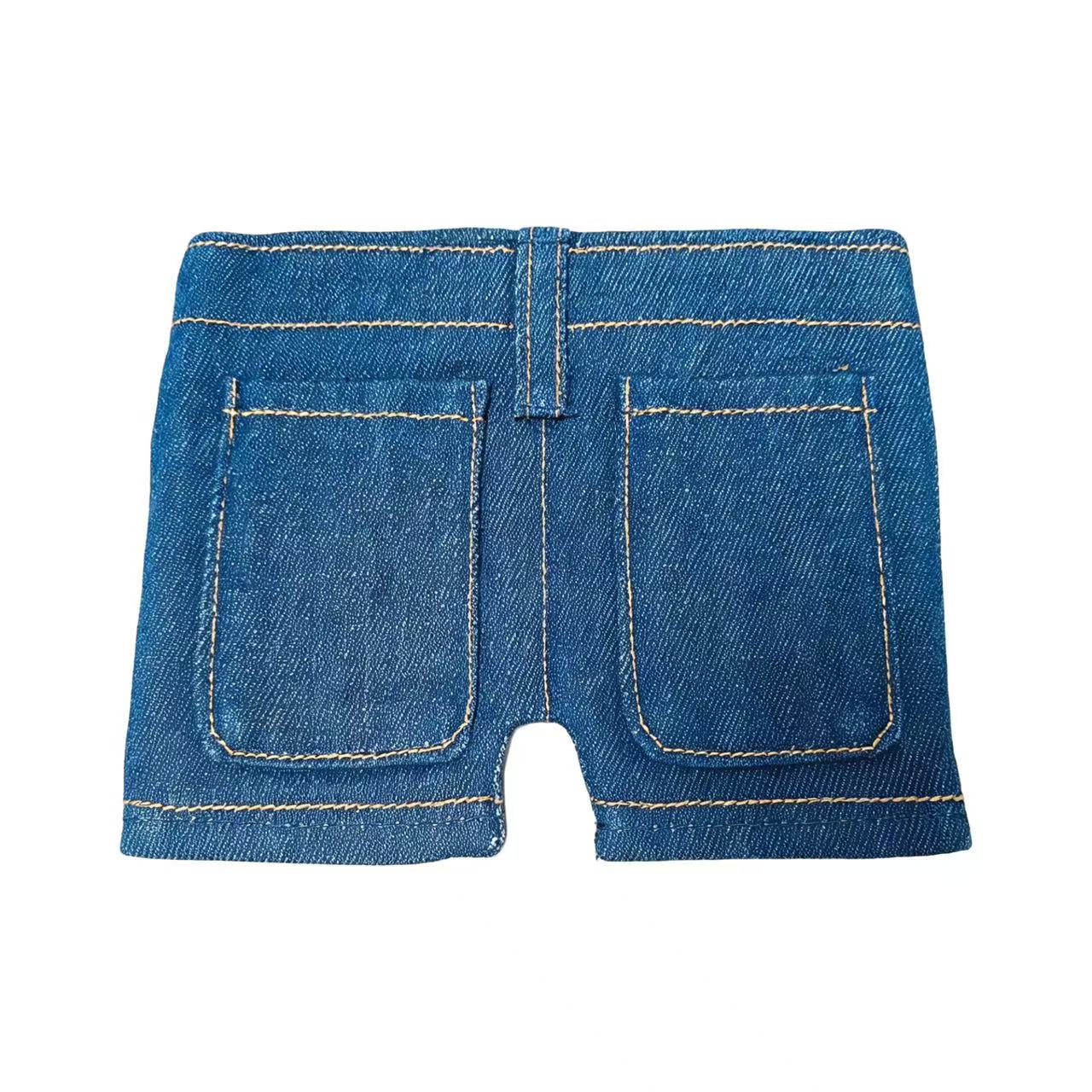 Funny Denim Shorts Wallet – Creative Mini Coin Purse