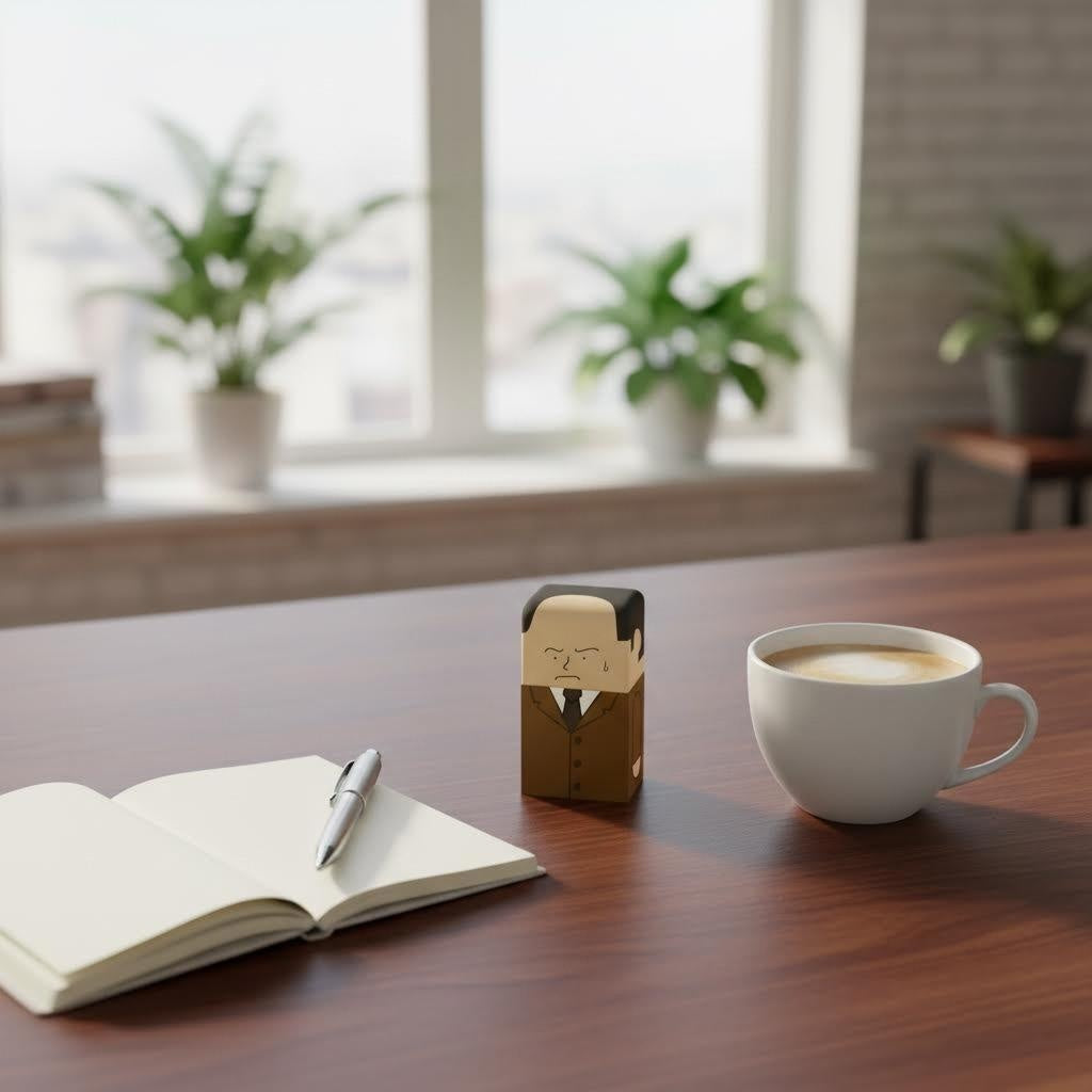 "Head Honcho" Salaryman Eraser | The Ultimate Slow-Burn Executive Makeover (Gag Gift)