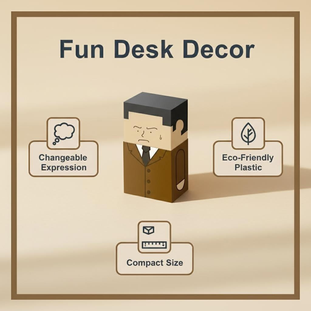 "Head Honcho" Salaryman Eraser | The Ultimate Slow-Burn Executive Makeover (Gag Gift)