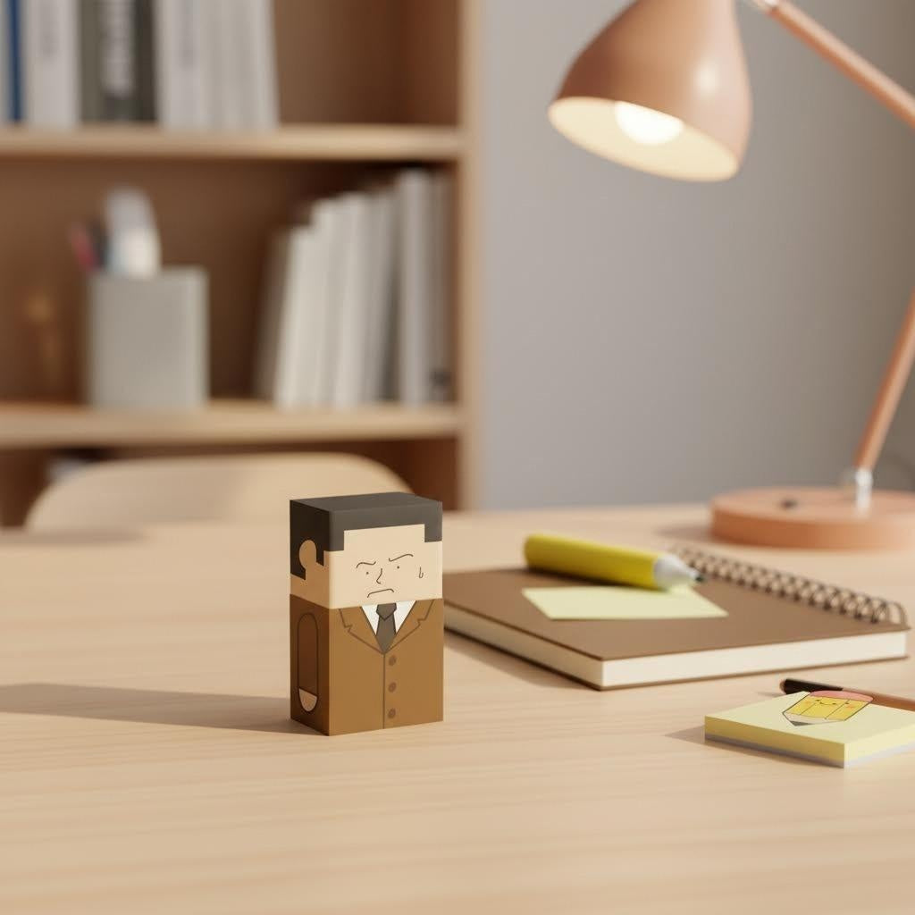 "Head Honcho" Salaryman Eraser | The Ultimate Slow-Burn Executive Makeover (Gag Gift)