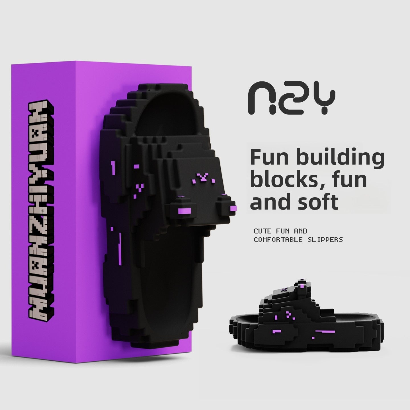 Pixel Tank Chunky Slippers