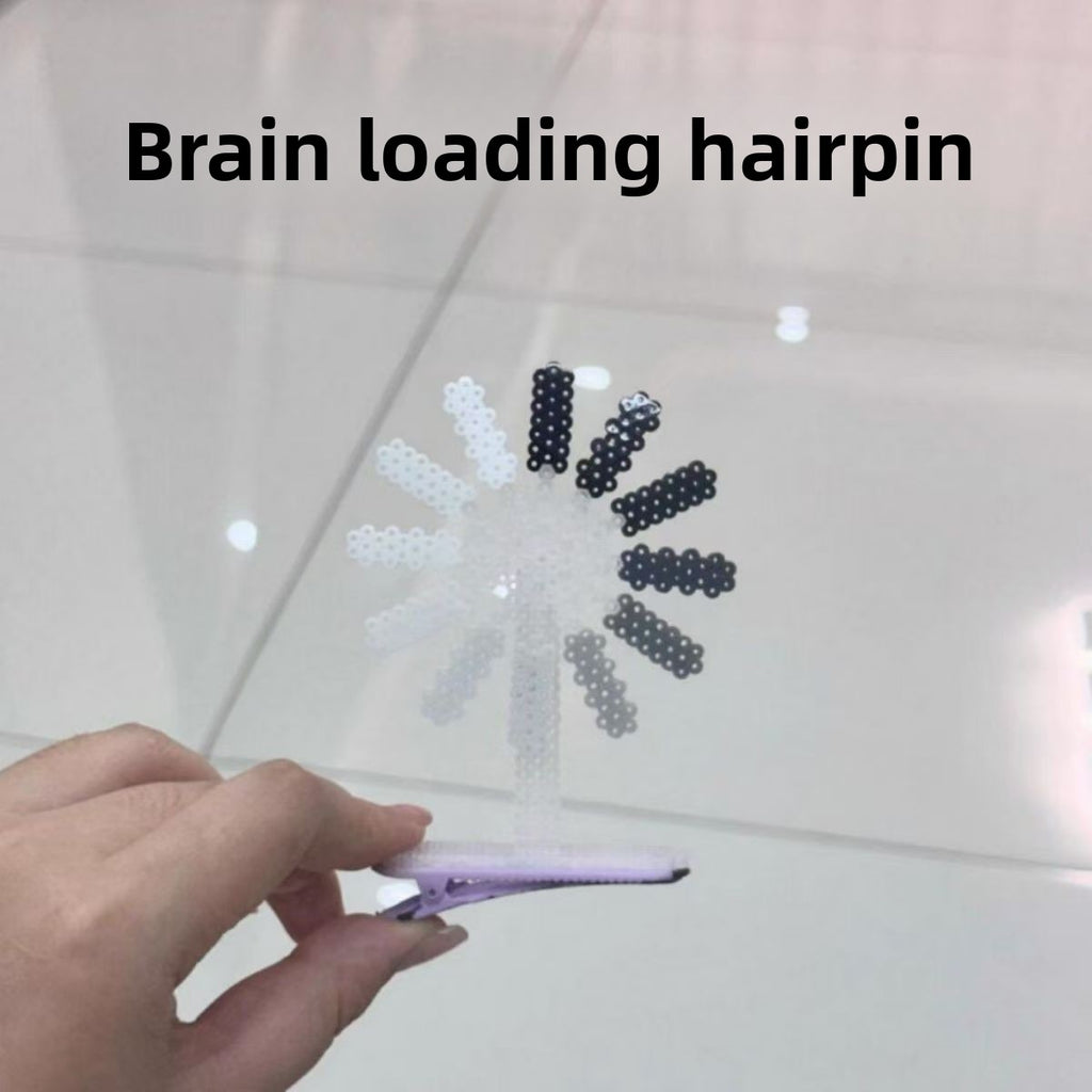 Brain loading headband headgear female Internet celebrity funny rotation whole live headband pixel wind high value photo hair accessories