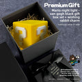 "Nostalgic Block Lamp - USB Rechargeable LED Desk Decoration & Fun Gamer Gift Idea"