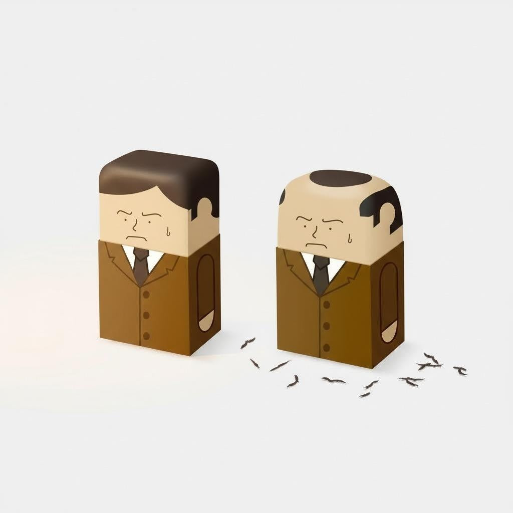 "Head Honcho" Salaryman Eraser | The Ultimate Slow-Burn Executive Makeover (Gag Gift)